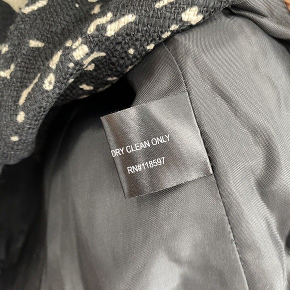 The Limited Women's Blazer Jacket Black Tan Floral Casual Bracelet Sleeve 10 New - Picture 6 of 7